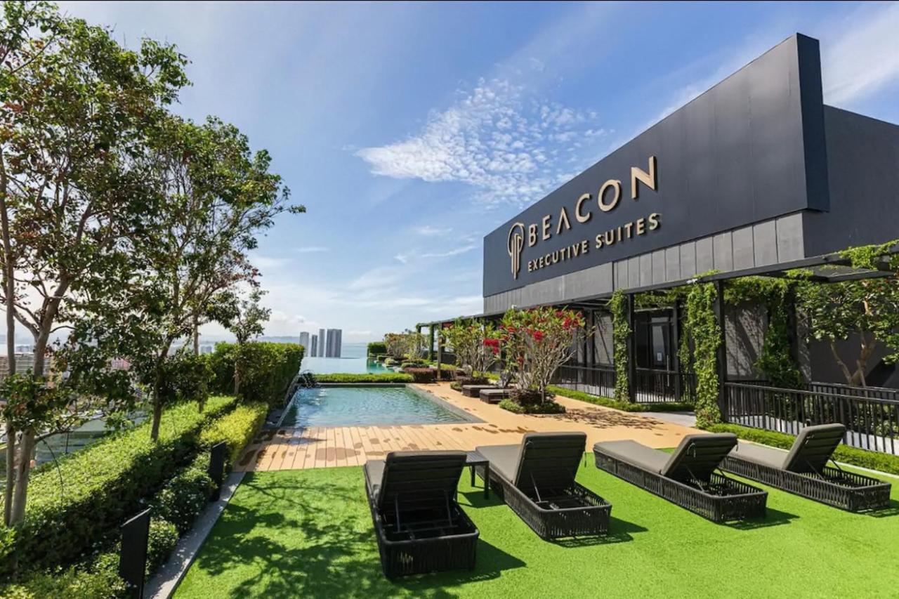 Skypool With Seaview 8Pax Beacon Executive Suites - Georgetown City Centre - 3Km To Komtar Exteriér fotografie